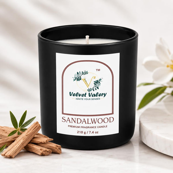 Sandalwood Soy Wax Hand Poured Candle