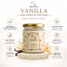 Vanilla hand poured soy wax candle