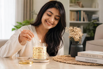 Vanilla hand poured soy wax candle