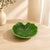Click to see full view     Velvet Valley Ceramic Lotus Leaf Shaped Decorative Green Bowl | Perfect for Serving Chineese, Snacks & Slalad