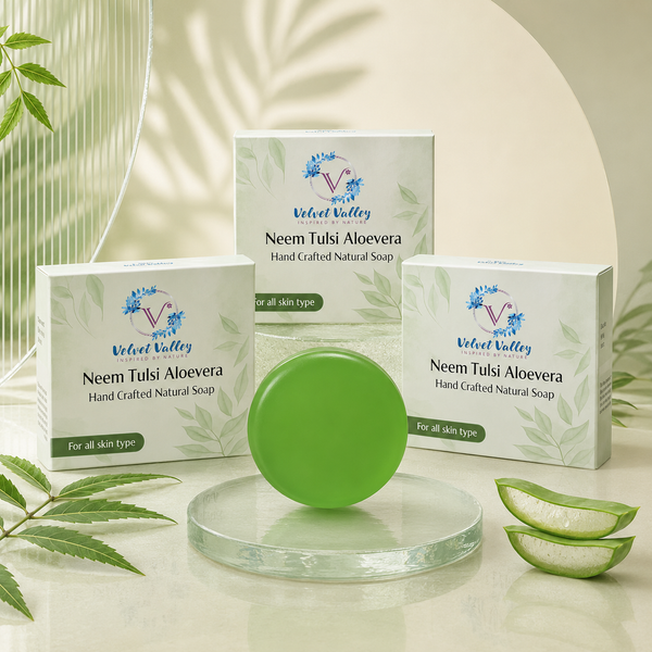 Neem Tulsi Aloevera Soap - PACK OF 3