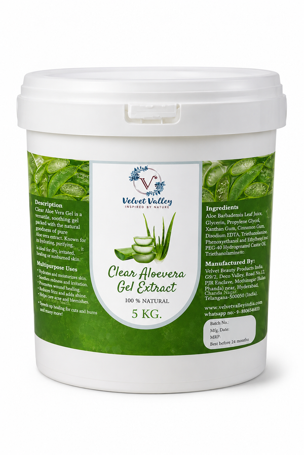 Clear Aloe Vera Extract Gel - 5kg