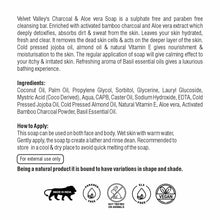 Charcoal and Aloevera Soap