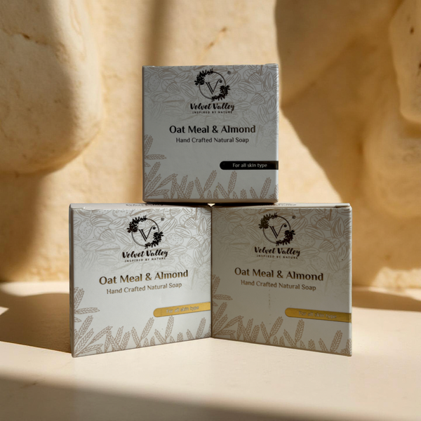 Oat Meal & Almond Soap - PACK OF 3