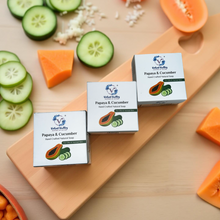 Papaya & Cucumber Soap - PACK OF 3