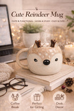 Cute Reindeer Shape Ceramic Coffee Mug