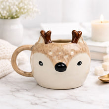 Cute Reindeer Shape Ceramic Coffee Mug